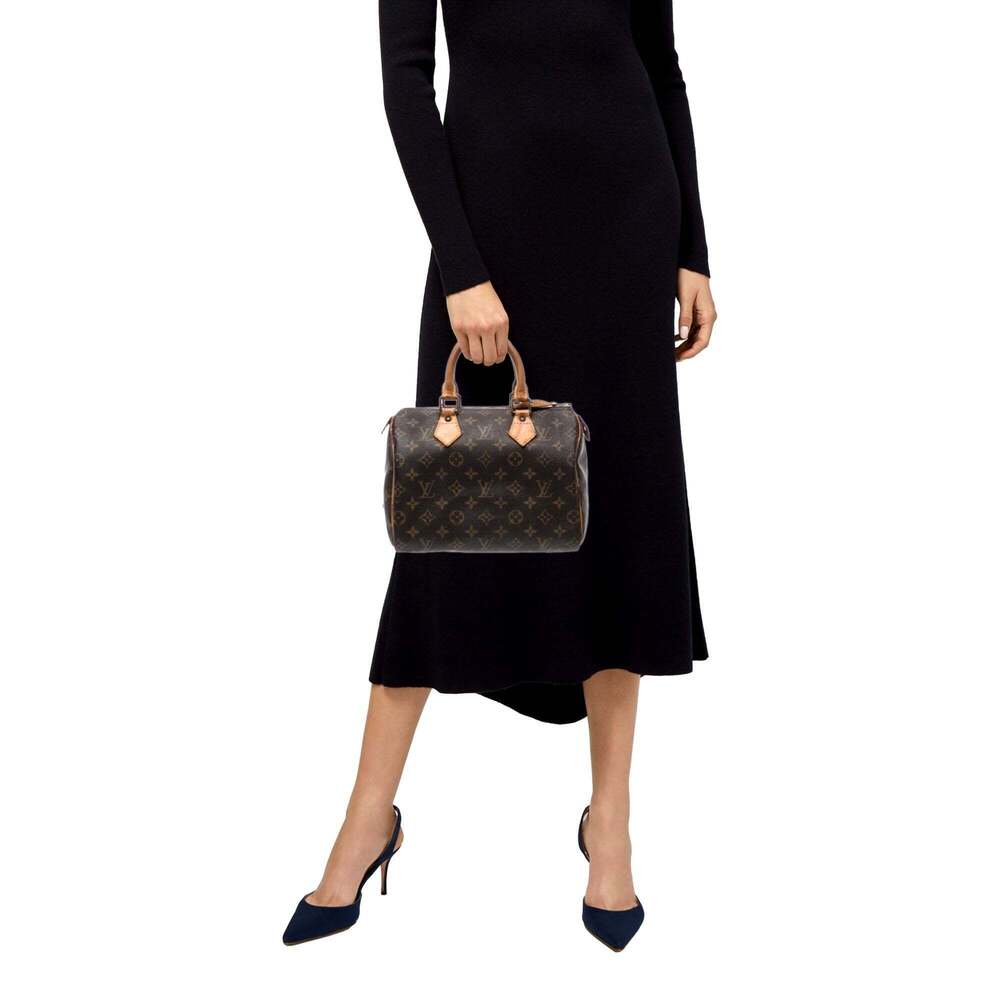 Louis Vuitton Speedy 25 Classic Monogram Canvas and Leather Duffle - Picture 5 of 5